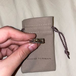 David Yurman X Crossover Ring with 18K Gold